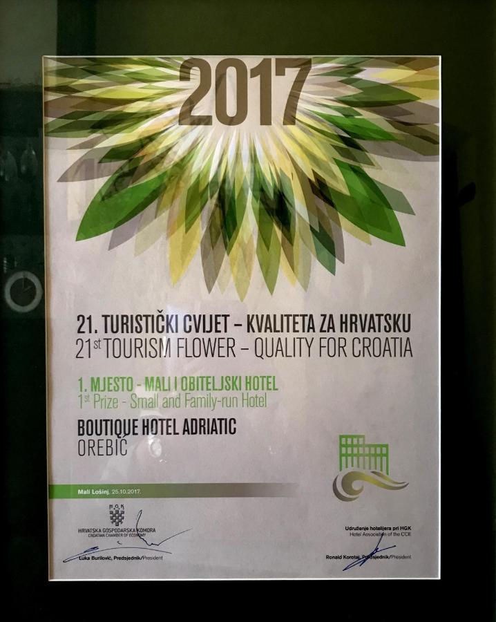 Heritage Boutique Hotel Adriatic-Adults Only Orebić Zewnętrze zdjęcie